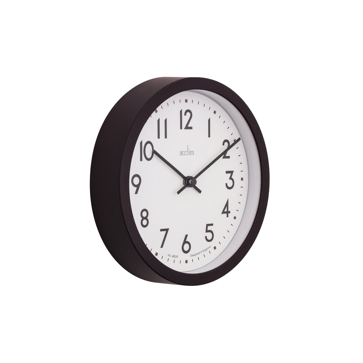 Acctim Elstow Wall Clock Soot - timeframedclocks