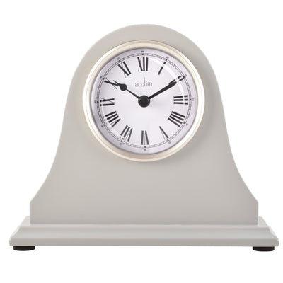 Acctim Greyjoy Table Clock Grey - timeframedclocks
