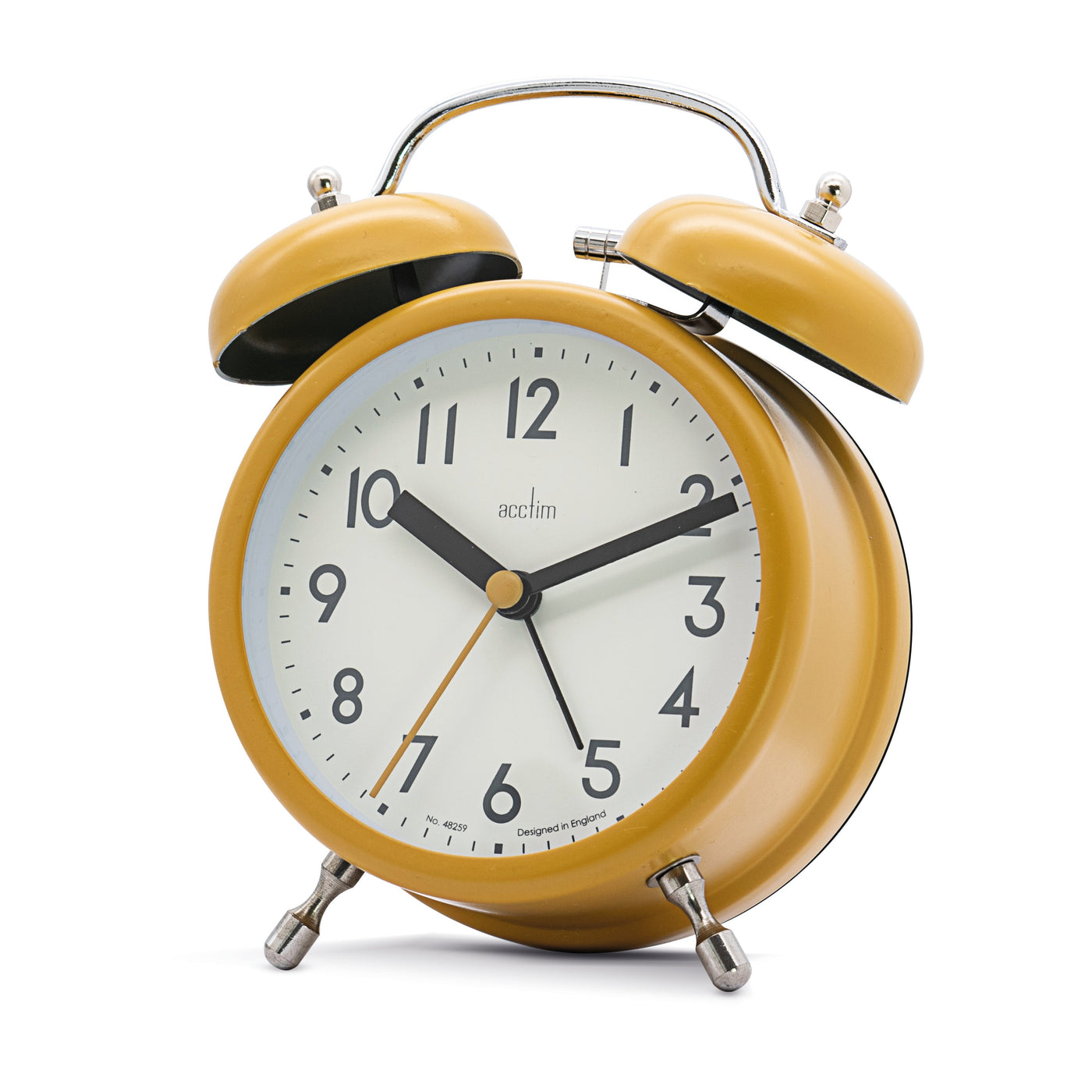 Acctim Hardwick Twin Bell Alarm Clock Dijon - timeframedclocks