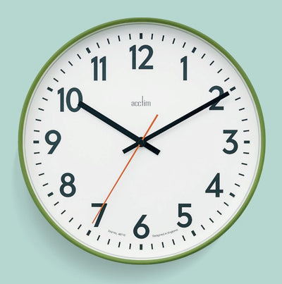 Acctim Hugo Wall Clock Grass *NEW* - timeframedclocks