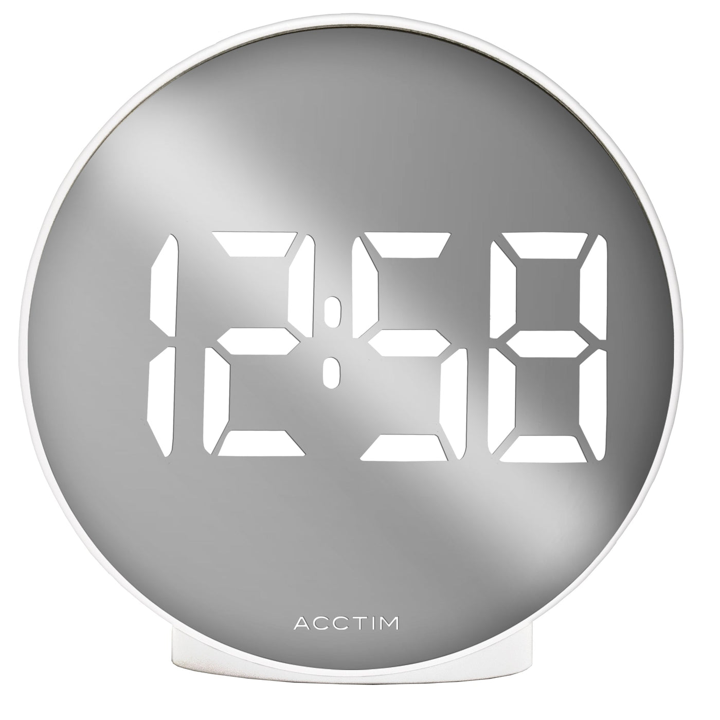 Acctim IL Giro Digital Alarm Clock White - timeframedclocks