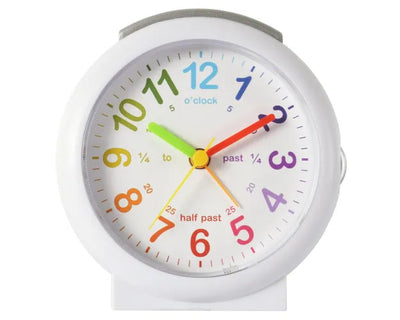 Acctim Lulu Children's Alarm Clock White *NEW* - timeframedclocks