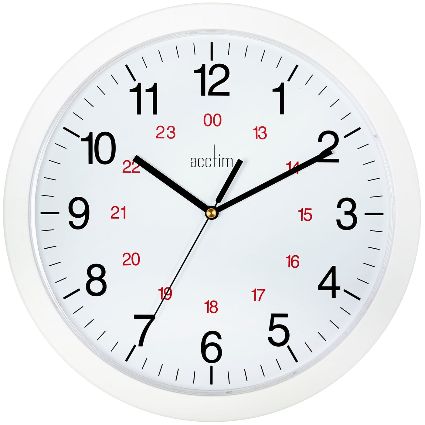 Acctim Metro Compact Wall Clock White *NEW* - timeframedclocks