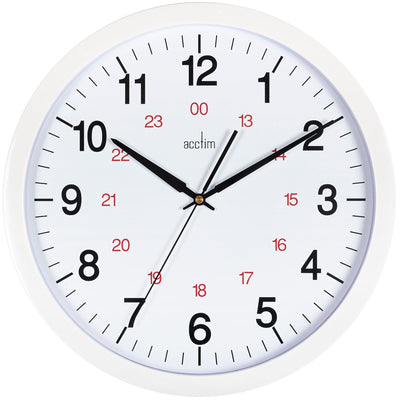 Acctim Metro Wall Clock White *NEW* - timeframedclocks