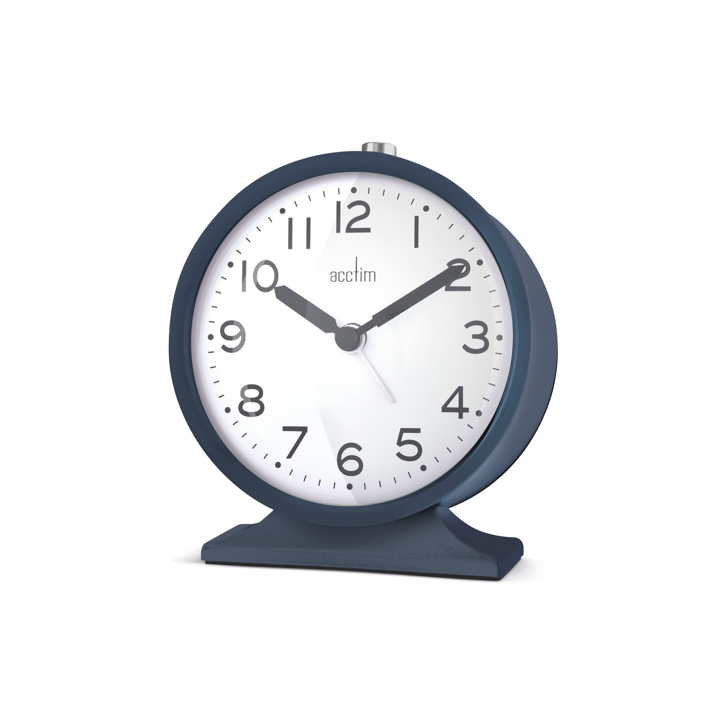 Acctim Penny Analogue Alarm Clock Deep Night - timeframedclocks