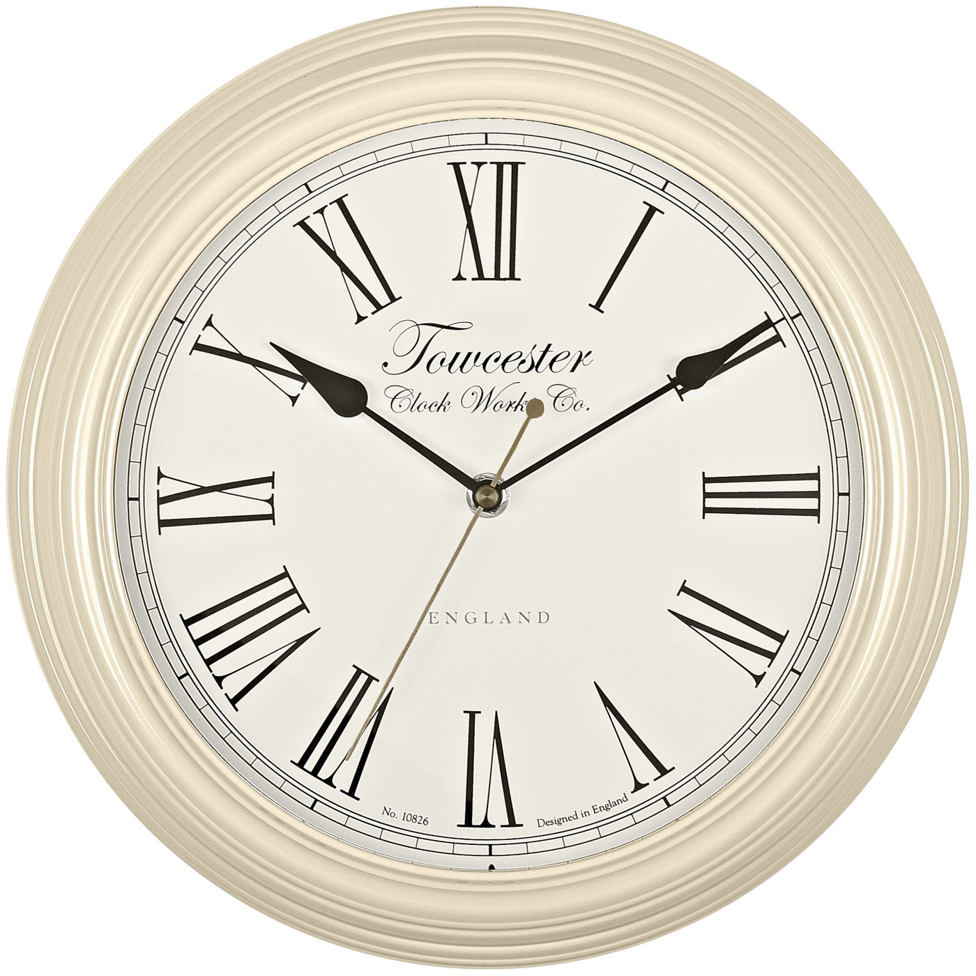 Acctim Towcester Redbourn Wall Clock Wall Clock Cream - timeframedclocks