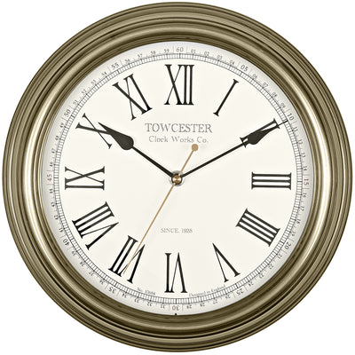 Acctim Towcester Redbourn Wall Clock Wall Clock Gold - timeframedclocks
