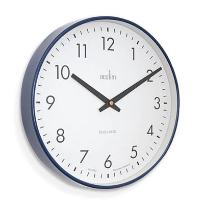 Acctim Riley Wall Clock Midnight *NEW* - timeframedclocks