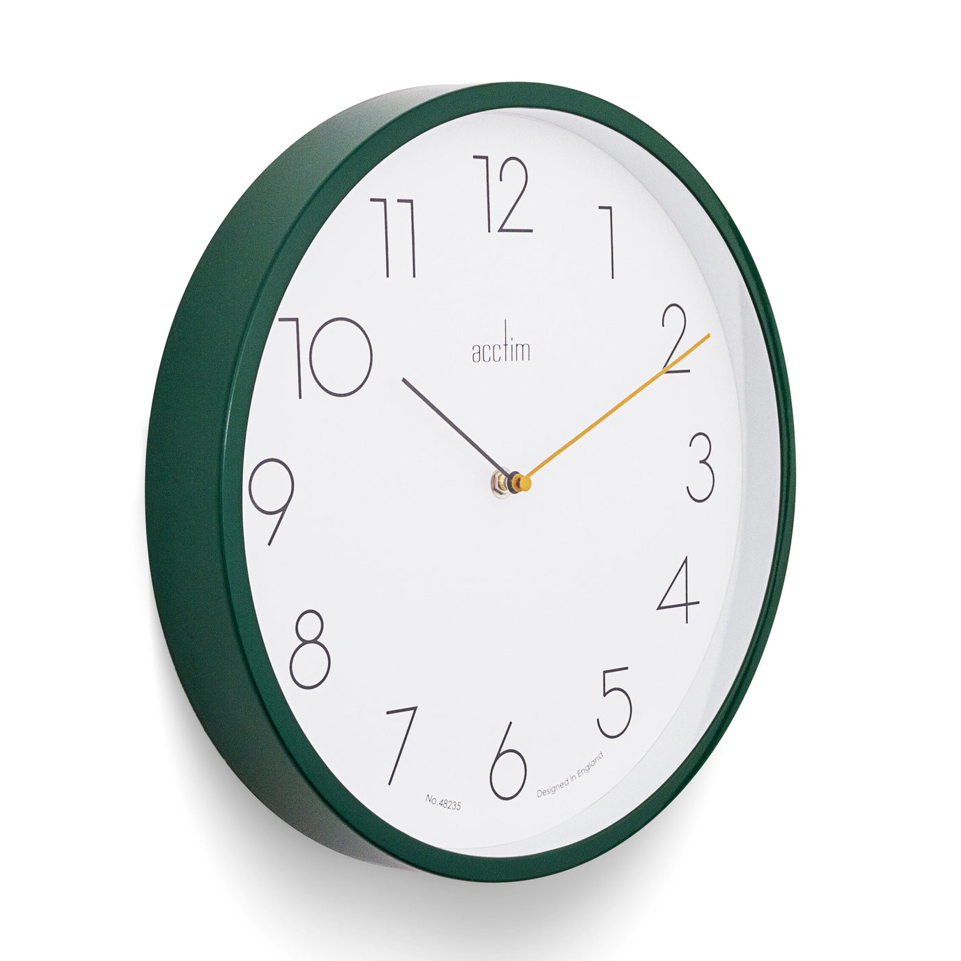 Acctim Taby Wall Clock Lotus Green - timeframedclocks