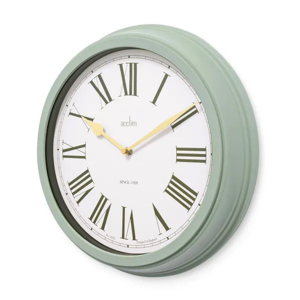 Acctim Turin Outdoor Clock Myrtle Green *NEW* - timeframedclocks