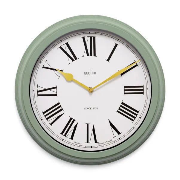 Acctim Turin Outdoor Clock Myrtle Green *NEW* - timeframedclocks