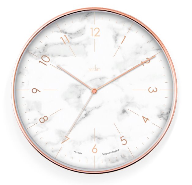 Acctim Webster Wall Clock Copper *NEW* - timeframedclocks