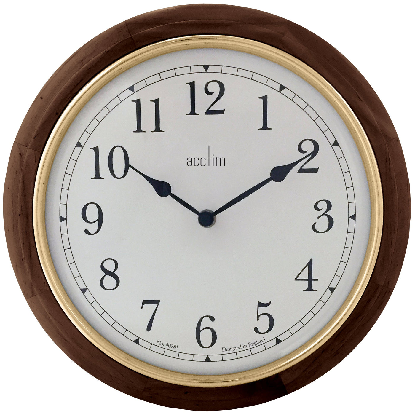 Acctim Winchester Oak Wall Clock - timeframedclocks
