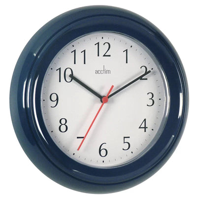 Acctim Wycombe Wall Clock Blue *NEW* - timeframedclocks