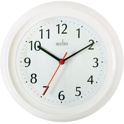 Acctim Wycombe Wall Clock White *NEW* - timeframedclocks