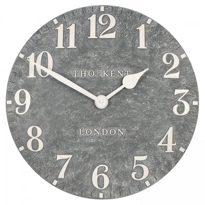 Arabic Outdoor Wall Clock 20" (51cm) Cement - timeframedclocks