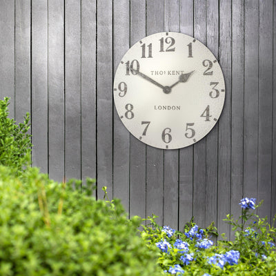 Arabic Outdoor Wall Clock 20" (51cm) Crackle - timeframedclocks