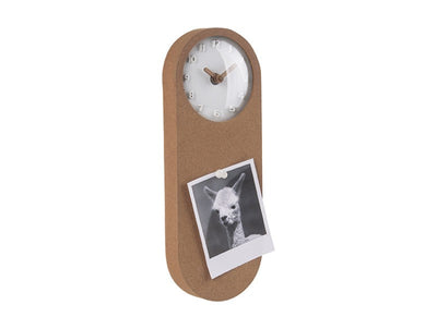 Cork Memo Board Time To Remember Clock White Face *TO CLEAR* - timeframedclocks