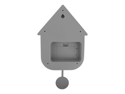 Karlsson Modern Cuckoo Wall Clock Mouse Grey - timeframedclocks