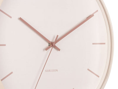 Karlsson Nirvana Globe Wall Clock Sand Brown - timeframedclocks