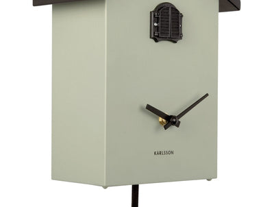 Karlsson Traditional Cuckoo Wall Clock Jungle Green - timeframedclocks