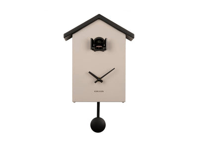 Karlsson Traditional Cuckoo Wall Clock Warm Grey - timeframedclocks
