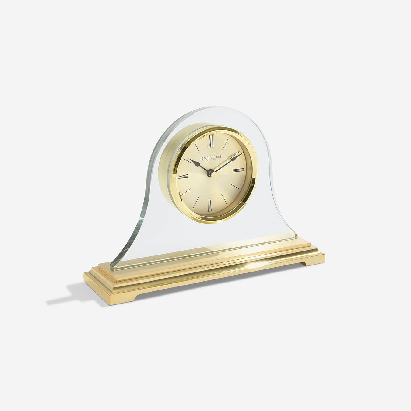 London Clock Company. Napoleon Mantel Clock Gold - timeframedclocks