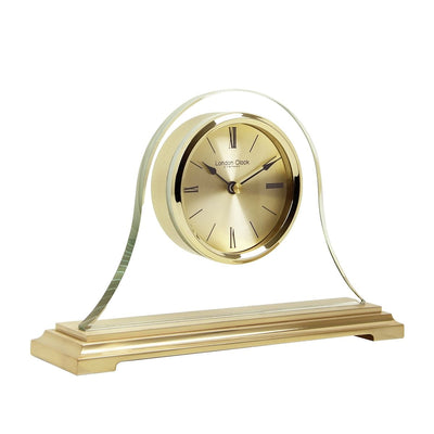 London Clock Company. Napoleon Mantel Clock Gold *STOCK DUE LATE FEB* - timeframedclocks