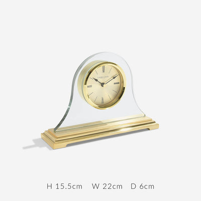 London Clock Company. Napoleon Mantel Clock Gold - timeframedclocks