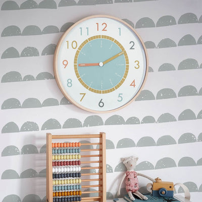 London Clock Company. Tell The Time Wooden Wall Clock - timeframedclocks