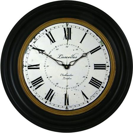 Roger Lascelles London. Framed Wooden Clockmaker Wall Clock - timeframedclocks