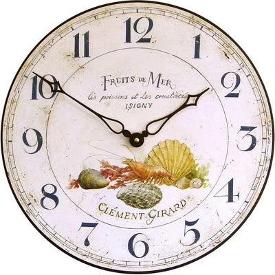 Roger Lascelles London. Fruits De Mer Wall Clock - timeframedclocks