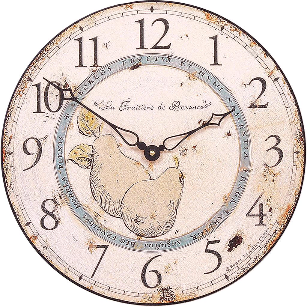 Roger Lascelles London. Pears Of Provence Wall Clock - timeframedclocks