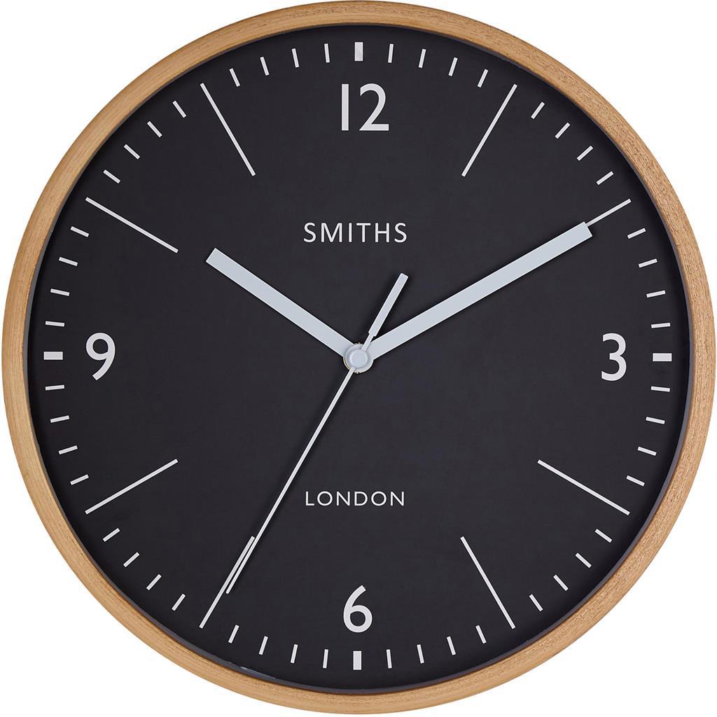 Smiths Clocks London. Wooden Wall Clock - timeframedclocks
