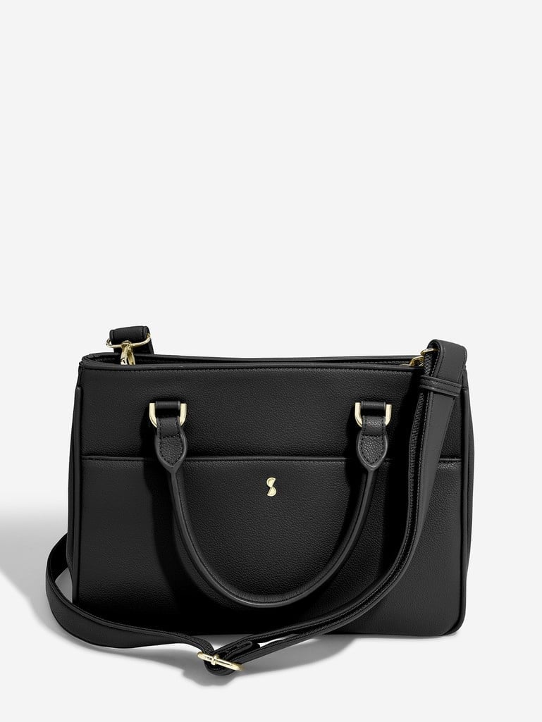 Stackers. Black Small Handbag *NEW* - timeframedclocks