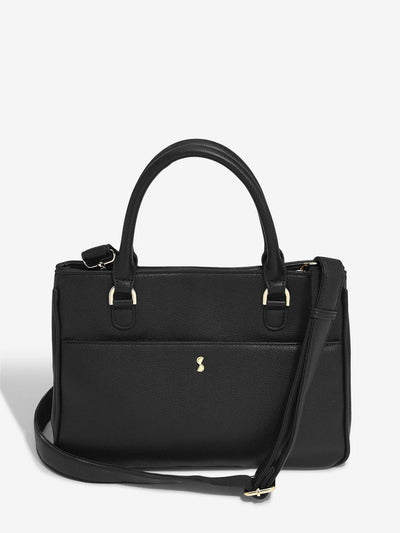 Stackers. Black Small Handbag *NEW* - timeframedclocks