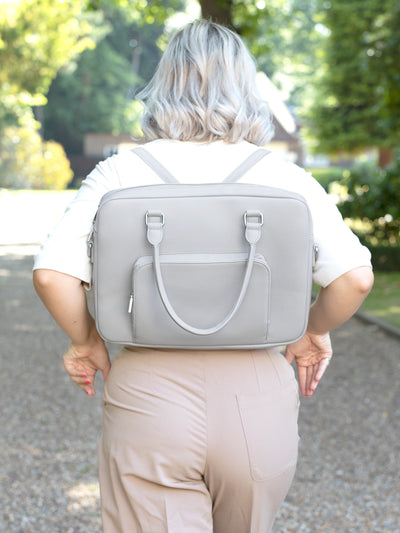 Stackers. Grey Pebble Laptop Bag *STOCK DUE MARCH* - timeframedclocks