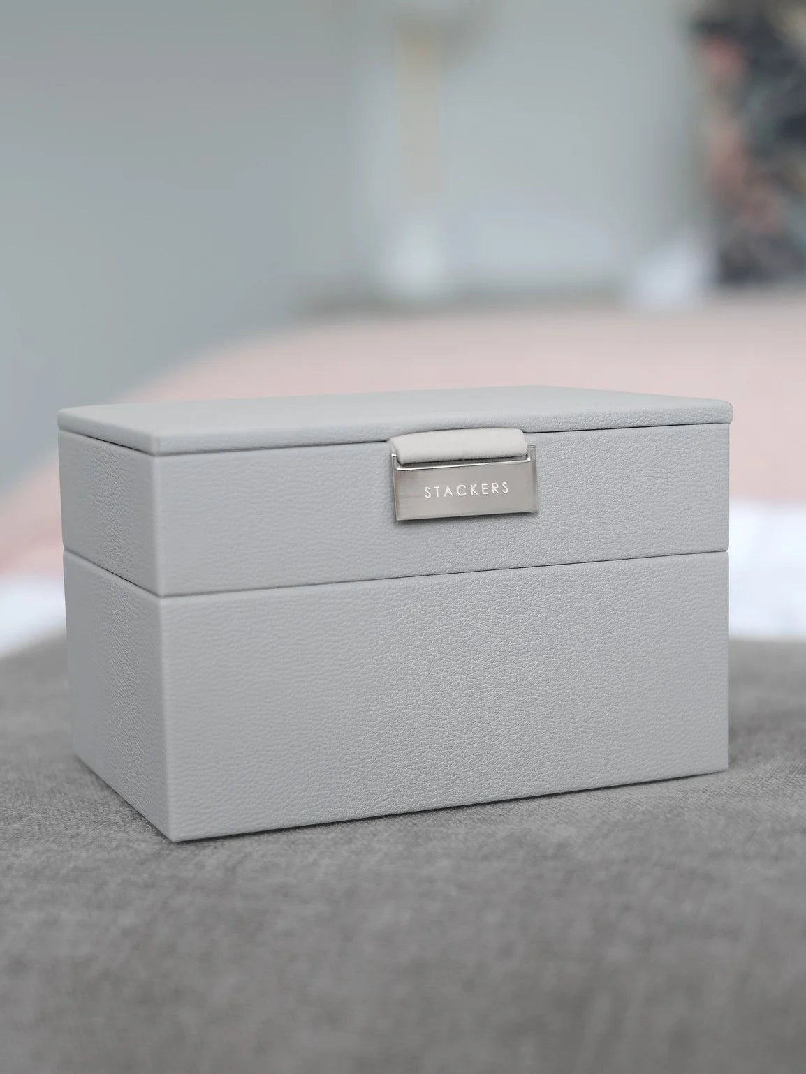 Stackers. Grey Pebble Mini Jewellery Box Set - timeframedclocks