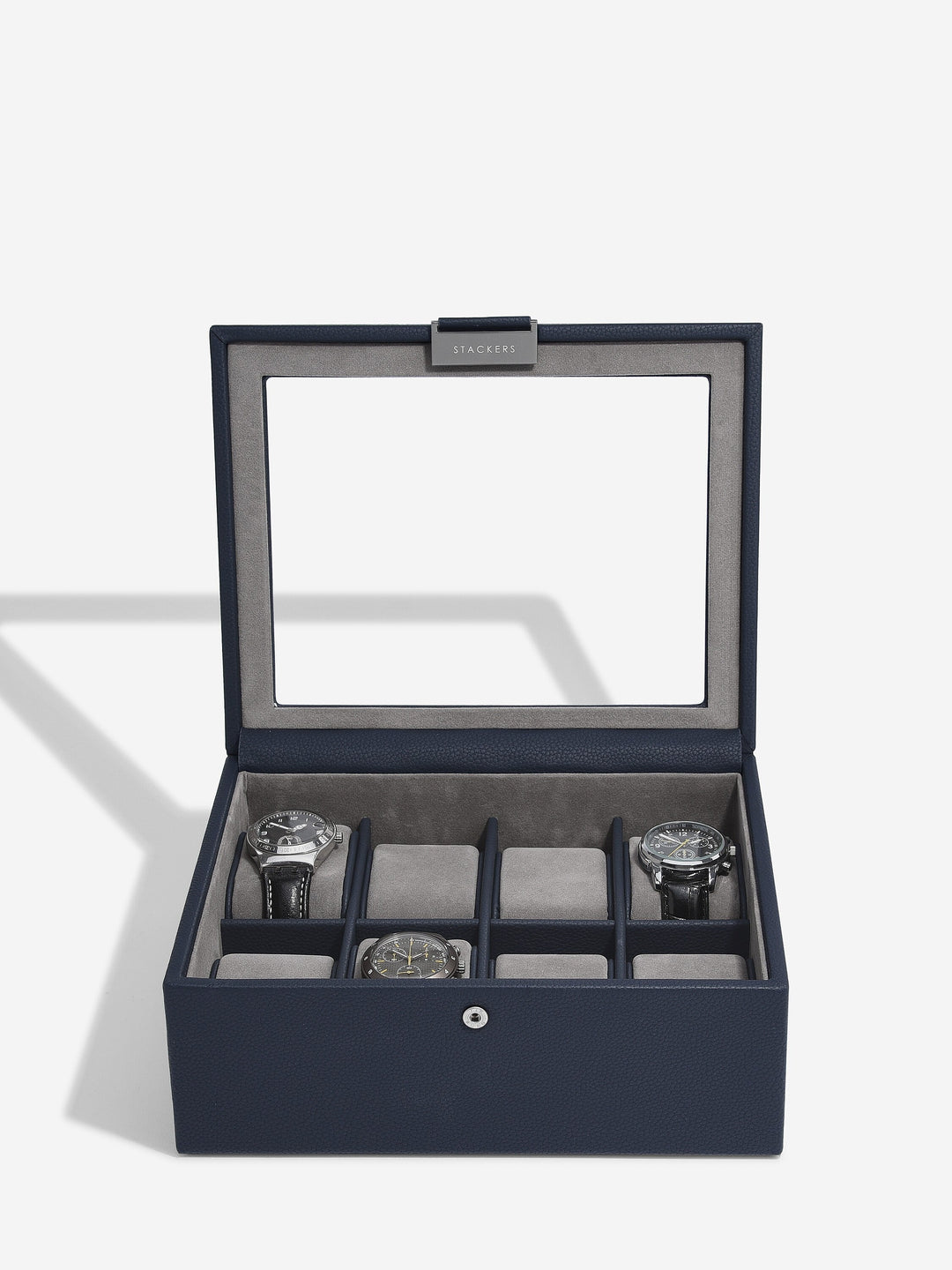 Stackers Boîte Voyage Élégante Pour Colliers Bleu Foncé - Organisateur Bijoux Compact