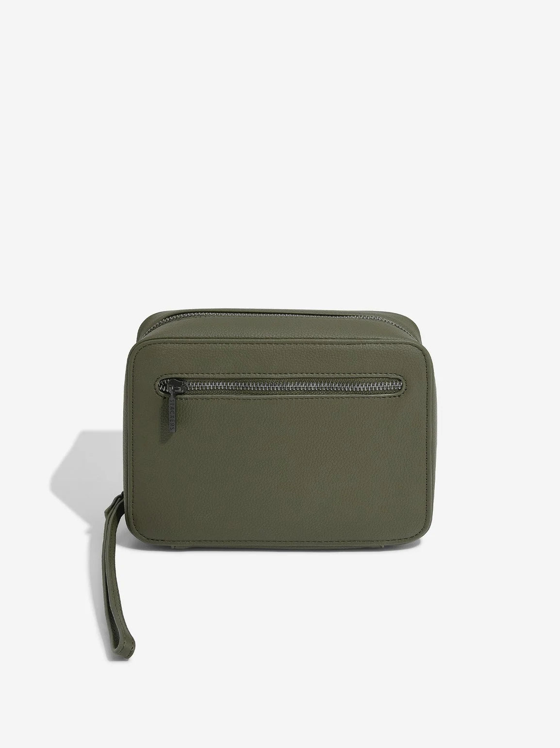 Stackers. Olive Green Cable Tidy - timeframedclocks