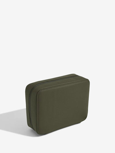 Stackers. Olive Green Cable Tidy *AWAITING STOCK* - timeframedclocks