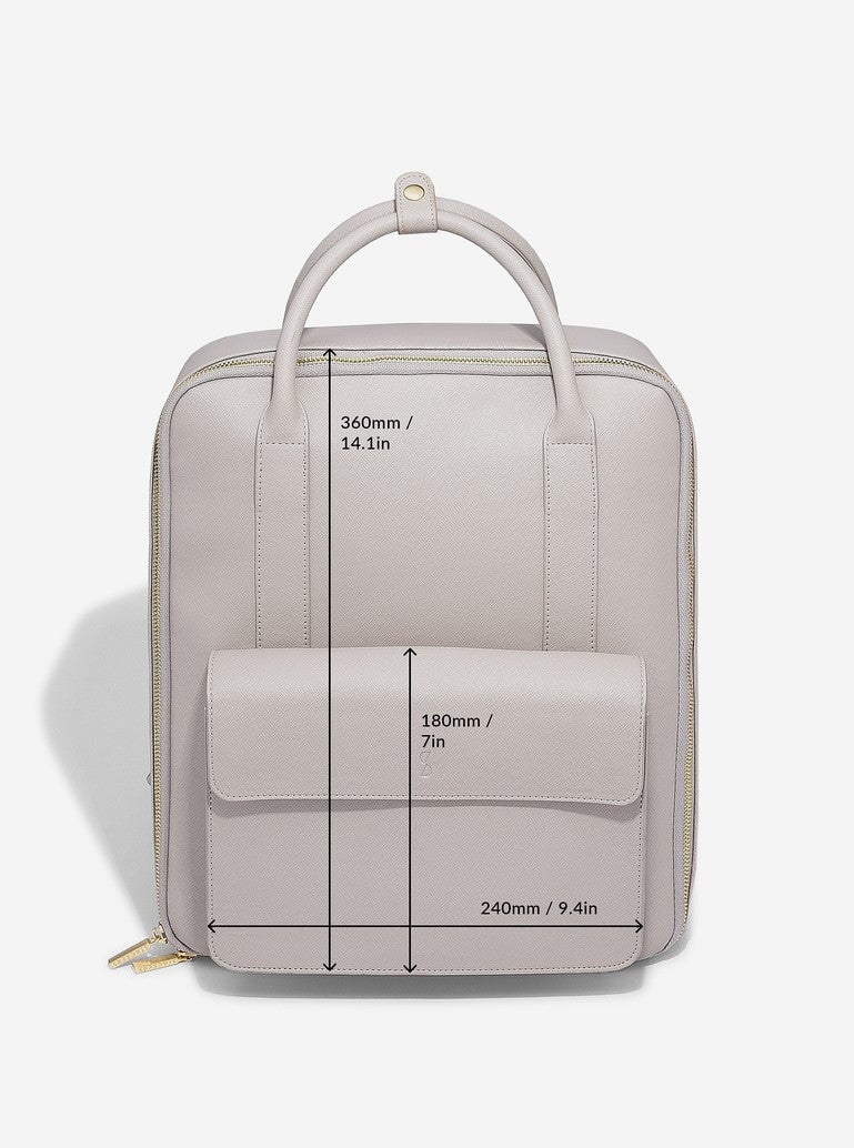 Stackers. Taupe Picnic Backpack - timeframedclocks