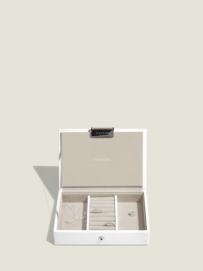 Stackers. White Mini Jewellery Box Set - timeframedclocks