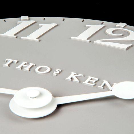 Thomas Kent London. Arabic Wall Clock 20" (51cm) Dove Grey - timeframedclocks