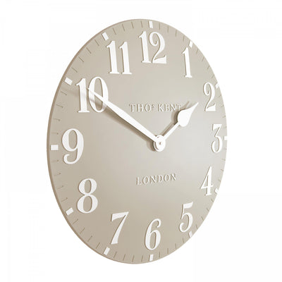 Thomas Kent London. Arabic Wall Clock 20" (51cm) Sand - timeframedclocks