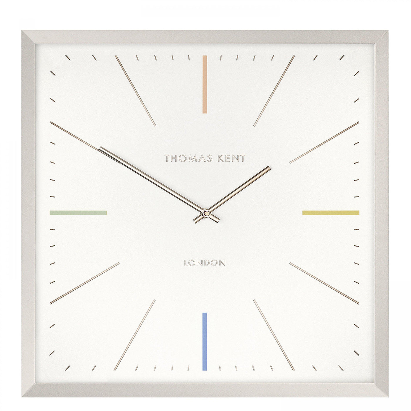 Thomas Kent London. Editor Wall Clock 20" (50cm) Salt *STOCK DUE DEC* - timeframedclocks