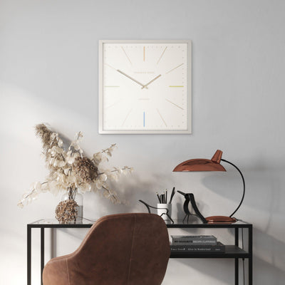 Thomas Kent London. Editor Wall Clock 20" (50cm) Salt - timeframedclocks
