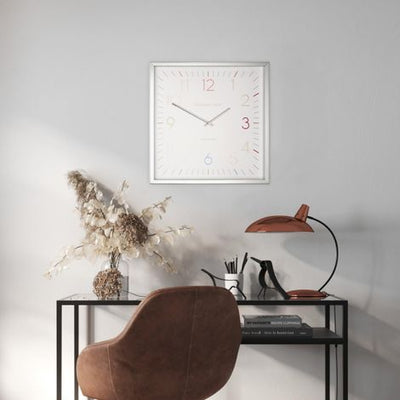 Thomas Kent London. Editor Wall Clock 20" (50cm) Sterling - timeframedclocks