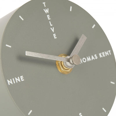 Thomas Kent London. Portobello Mantel Clock Moon Grey - timeframedclocks