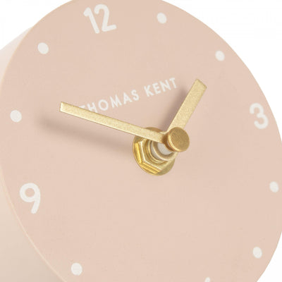 Thomas Kent London. Portobello Mantel Clock Rose - timeframedclocks
